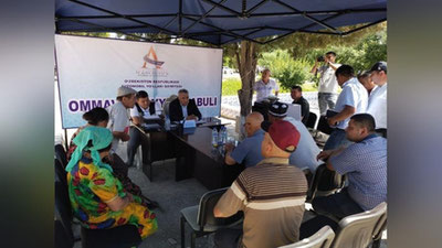 Изрображение 'В Навоийской области прошли выездные приемы населения'