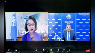 Изрображение 'Владимир Норов провел переговоры с исполнительным секретарем ЭСКАТО'