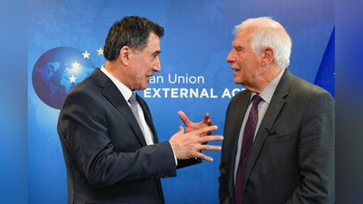 Изрображение 'Владимир Норов провел встречу с главой европейской дипломатии Жозепом Боррелем'