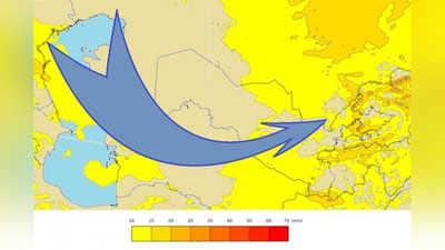 Изрображение 'В Узгидромете предупредили о грядущем похолодании'