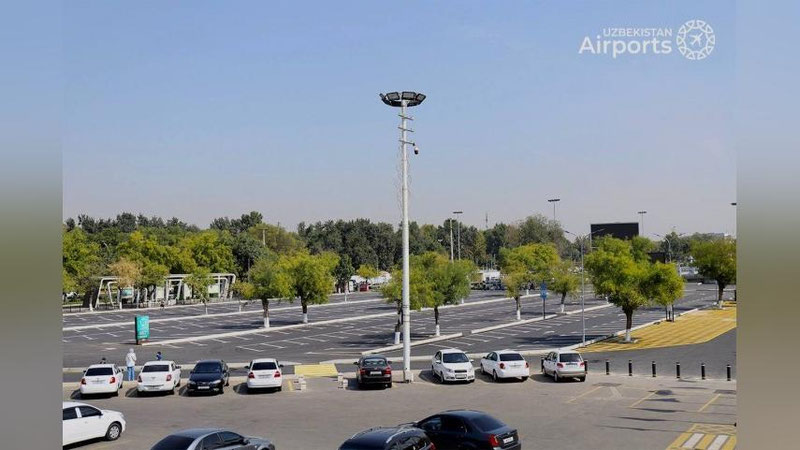 Изрображение 'В столичном аэропорту после реконструкции открыты автомобильные стоянки'