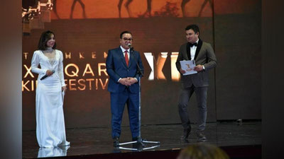 Изрображение 'В «Узбекфильме» поздравили первокурсников ташкентского филиала ВГИК (фото)'