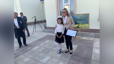 Изрображение 'Вице-президент Всемирного банка побывала в Джизакской области'