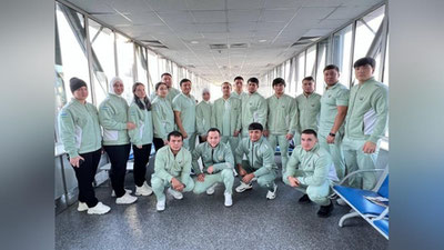 Изрображение 'Сборная Узбекистана по тяжёлой атлетике отправилась на чемпионат Азии в Бахрейн'