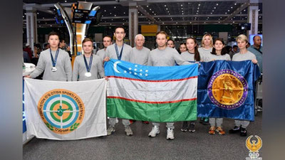 Изрображение 'Сборная Узбекистана впервые завоевала медаль ЧМ по стрелковому спорту'