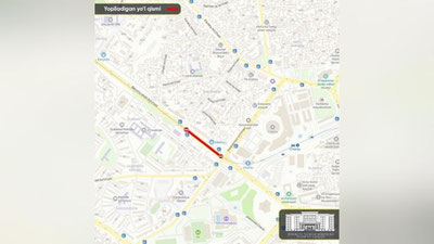 Изрображение 'Участок улицы Беруни в Ташкенте будет закрыт'