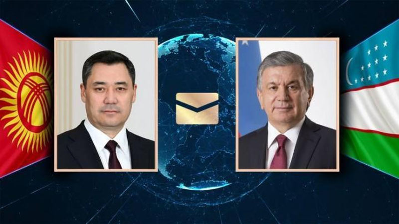 Изрображение 'Президент Узбекистана поздравил главу Кыргызстана с днем рождения'