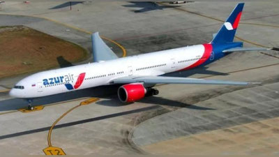 Изрображение 'Рейс Azur Air Москва — Гоа перенаправили в Узбекистан из-за угрозы взрыва'