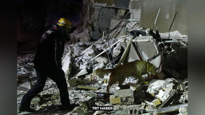 Изрображение 'В Турции продолжают находить живых людей под обломками спустя 140 часов после землетрясения'