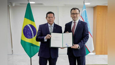 Изрображение 'Жавлон Вахабов официально аккредитован в качестве нового Посла Узбекистана в Бразилии'