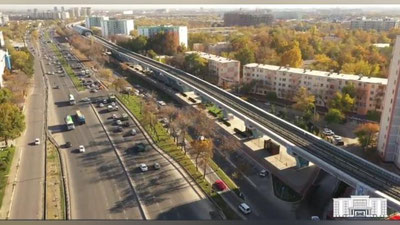 Изрображение 'Хокимият показал, как выглядит территория вдоль надземной линии метро (видео)'