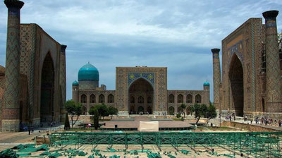 Изрображение 'САМАРКАНД ОБНОВЯТ К САММИТУ ШОС'