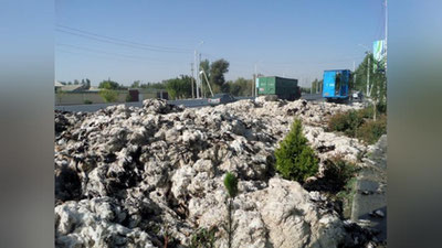 Изрображение 'В САМАРКАНДСКОЙ ОБЛАСТИ СГОРЕЛО 20 ТЮКОВ С ХЛОПКОМ'