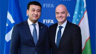 Изрображение 'УМИД АХМАТДЖАНОВ ОТПРАВИЛСЯ НА САММИТ ФИФА'