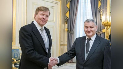 Изрображение 'ПОСОЛ УЗБЕКИСТАНА ВРУЧИЛ ВЕРИТЕЛЬНЫЕ ГРАМОТЫ КОРОЛЮ НИДЕРЛАНДОВ'