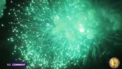 Изрображение 'Минобороны поделилось кадрами запуска праздничного салюта в Ташкенте (видео)'