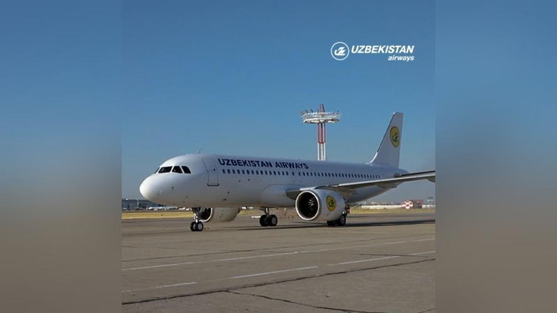 Изрображение 'Uzbekistan Airways получила 18-й по счету Airbus A320neo'