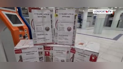 Изрображение 'Узбекские предприниматели в России отправили в Ташкент кислородные концентраторы (видео)'