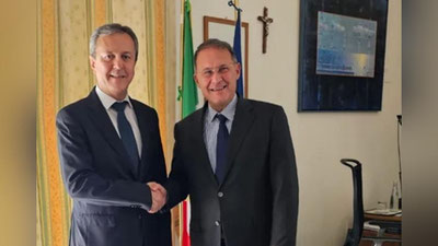 Изрображение 'Посол Узбекистана в Италии Отабек Акбаров завершает свою дипмиссию в Риме'