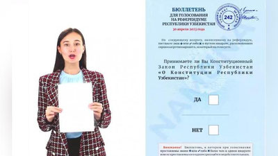 Изрображение 'Как заполнять бюллетень на референдуме по Конституционному проекту: видео'