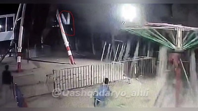 Изрображение 'В УВД прокомментировали кадры падения мужчины из аттракциона в Кашкадарье (видео, 18+)'