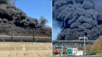 Изрображение 'В американском штате Коннектикут взорвался бензовоз (видео)'