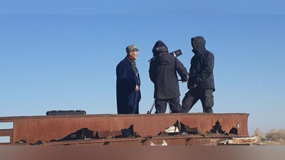 Изрображение 'Испанский режиссер снимает документальный фильм об Аральском море'