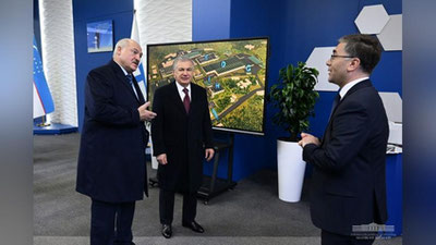 Изрображение 'Шавкат Мирзиёев и Александр Лукашенко побывали в Технопарке в Ташкенте'