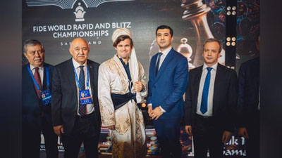 Изрображение 'В Конгресс-центре Silk Road Samarkand прошло открытие Чемпионата мира по рапиду и блицу'