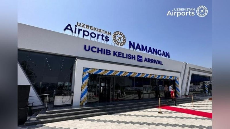 'Namangan aeroportida uchib kelish terminali ochildi'ning rasmi