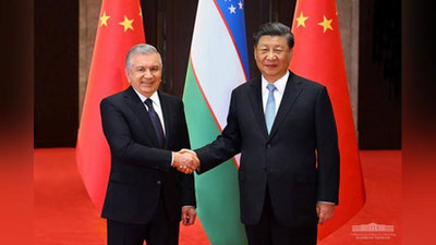 Изрображение 'В Сиане прошли переговоры лидеров Узбекистана и КНР'