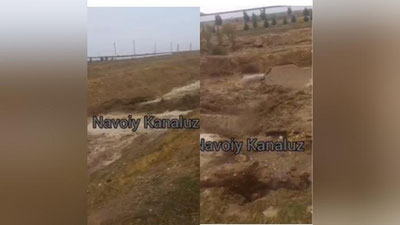 'Navoiyga sel kelgani aytilmoqda (video)'ning rasmi