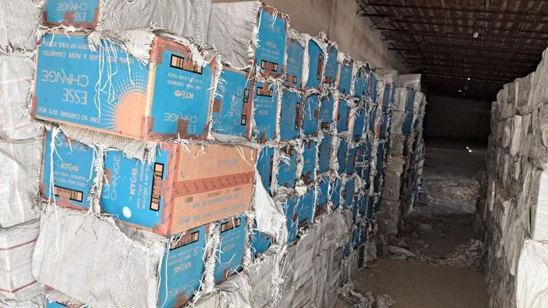 'Surxondaryoda salkam 13 milliard so`mlik  noqonuniy sigaretlar to`xtatib qolindi (video)'ning rasmi