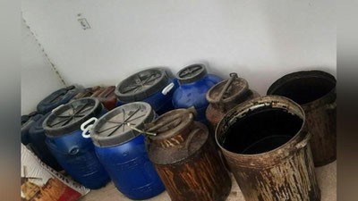 Изрображение 'В Сурхандарье выявили подпольный цех по производству хлопкового масла'