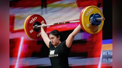 Изрображение 'Узбекистанцы на домашнем чемпионате по тяжелой атлетике уже завоевали 11 медалей'