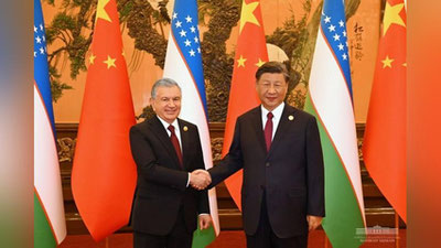 Изрображение 'В Пекине прошли переговоры лидеров Узбекистана и КНР'