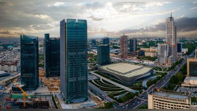 Изрображение 'Новые высотные здания в Tashkent City, принадлежащие трем банкам, выставлены на торги'