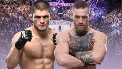 Изрображение 'БОЙ НУРМАГОМЕДОВ - МАКГРЕГОР: СТРАСТИ НАКАЛЯЮТСЯ (ВИДЕО)'