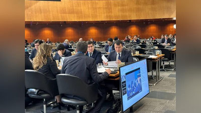 'Jenevada O`zbekistonning JSTga a`zo bo`lishi bo`yicha yig`ilish o`tkazilmoqda'ning rasmi