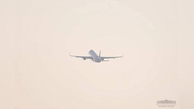 Изрображение 'Президент Узбекистана отбыл в Ашхабад с рабочим визитом'