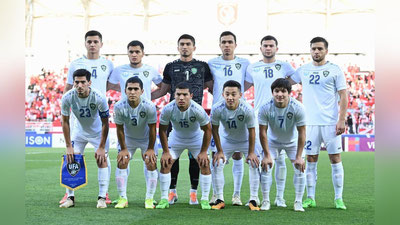 Изрображение 'Олимпийская сборная Узбекистана по футболу провела второй товарищеский матч'
