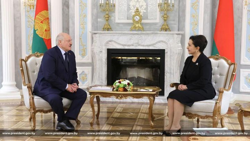 Изрображение 'Президент Беларуси принял Председателя Сената Олий Мажлиса Узбекистана (видео)'