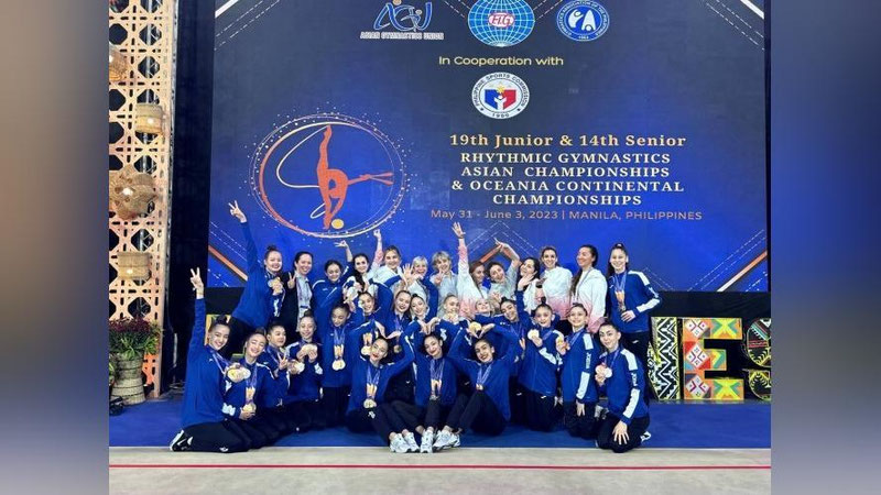 Изрображение 'Гимнастки Узбекистана заняли первое место в общекомандном зачёте на чемпионате Азии'