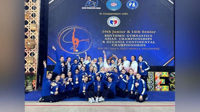 Изрображение 'Гимнастки Узбекистана заняли первое место в общекомандном зачёте на чемпионате Азии'