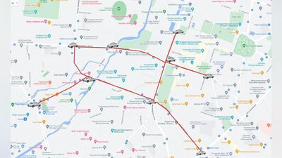Изрображение 'Участки дорог в Ташкенте будут временно закрыты из-за военно-патриотического забега'