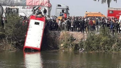 'Misrda avtobusning kanalga qulashi oqibatida 20 kishi halok bo`ldi'ning rasmi