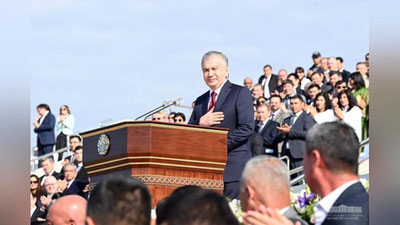 '"Yangi O`zbekiston" bog`ida Navro`z shodiyonasi bo`lib o`tmoqda (foto)'ning rasmi