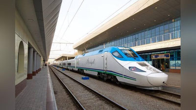 Изрображение 'На этой неделе вводятся дополнительные рейсы поезда «Афросиаб» из Самарканда и Карши в Ташкент'