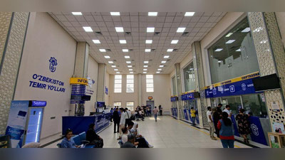 Изрображение 'Большинство поездов до 15 августа будут отправляться с вокзала "Южный" в Ташкенте'