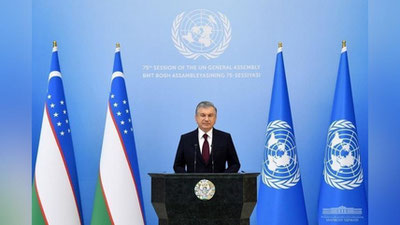 'BMT Bosh assambleyasi O`zbekiston Respublikasi Prezidentining tashabbusini qo`llab-quvvatladi'ning rasmi